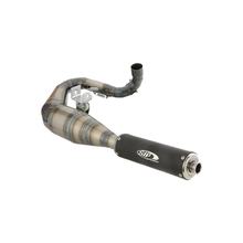 Rennauspuff SIP Performance 2.0 Stahl Aluminium schwarz für Vespa 200 Rally, P200E, PX200 E, Lusso bis 1994, Cosa 1 200