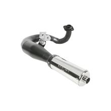 Pot d'échappement SIP Performance EVO NT pour Vespa T5, acier, noir, silencieux en acier inoxydable, côté gauche, compatible pneus larges
