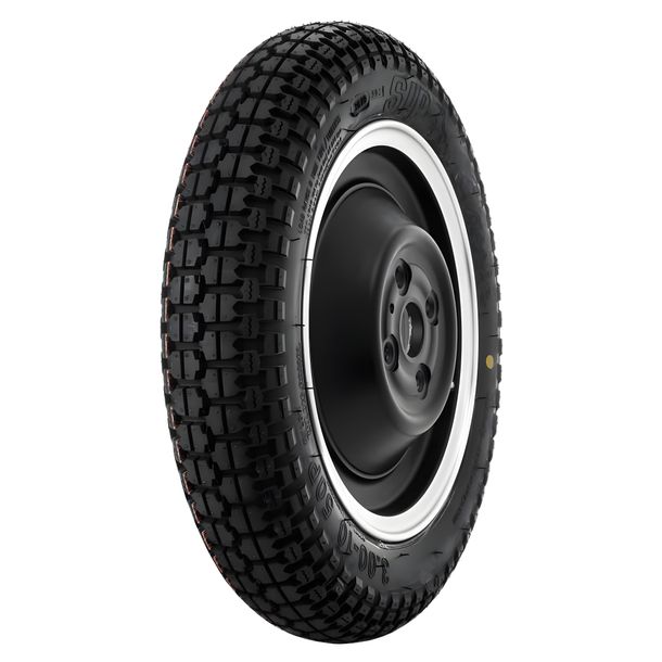Complete wheel SIP Performance Classic 3.00-10 Aluminium black matte Ø 10 inch for Vespa 50 R 1°, Revival, S, SR, 90, 100 1°