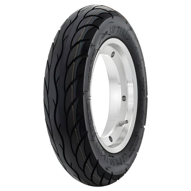 Complete wheel SIP Performance 3.50-10 59P TL, TT Aluminium polished for Vespa