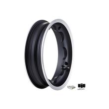 Jante Tubeless Pneu Large SIP Performance 2.50 Ø 10 pouces Aluminium noir mat pour Lambretta