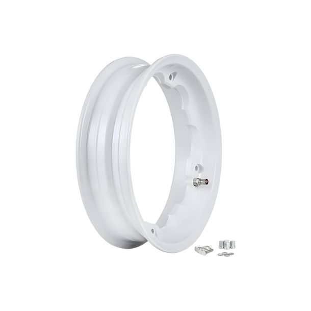 Felge Schlauchlos Breitreifen SIP Performance 2.50 Ø 10 Zoll Aluminium weiß für Lambretta