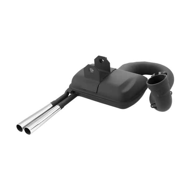 Rennauspuff SIP Performance ROAD 2.0 Stahl schwarz für Vespa 200 Rally, P200E, PX200 E, Lusso, 1998, MY, Cosa 200