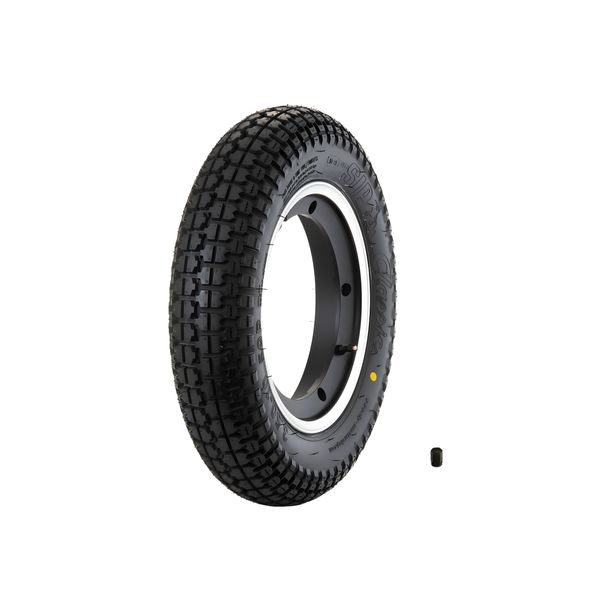 Komplettrad SIP Performance Classic 3.50-10 Aluminium schwarz Ø 10 Zoll KBA 51612 für Vespa