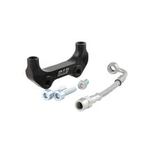 Adapter Bremszange SIP Performance RADIAL Aluminium CNC schwarz für Vespa GTS, GTS Super, GTV, GT 60, GT, GT L 125-300ccm