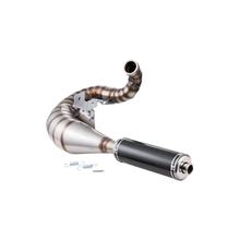 Pot d'échappement SIP Performance R2 NORDSPEED Inox/Carbone pour Vespa 200 Rally, P200E, PX200 E, Lusso jusqu'en 1994, Cosa 1 200