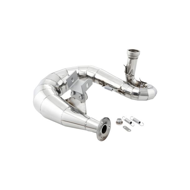 Pot d'échappement SIP Performance Camaro Design Inox pour Vespa 125 VNA-TS, 150 VBA-Super, PX80-150, PE, Lusso