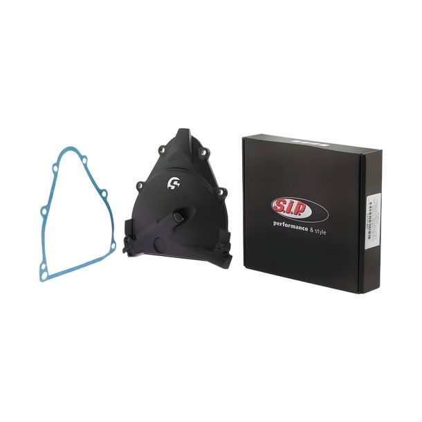 Tapa de embrague SIP Performance 2.0 Aluminio CNC-mecanizado negro para Vespa PK50XL2, FL, HP, PK125FL, XL2