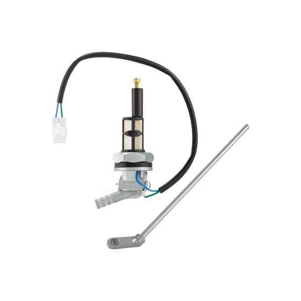 Benzinhahn SIP Performance Fast Flow 2.0 mit Hebel 200mm, elektrische Reserveanzeige für Vespa 50-125, PV, ET3, PK, S, 125 V30-33, VM, VN, VNA-TS, 150 VL, VB, GS, VBA-T4, 160 GS, 180 SS, Rally, PX, T5