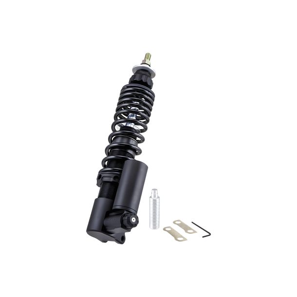 SIP Performance front aluminum CNC black shock absorber for Vespa GTS, GTS Super, GTV, GT60, GT, GT L 125-300ccm 2003-2013, 2017
