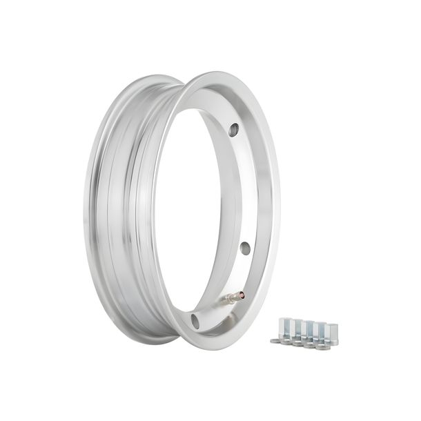 Felge Schlauchlos SIP Performance 2.25 Ø 10 Zoll Aluminium poliert für Vespa 160 GS, 180 SS