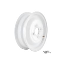 Jante tubeless blanche SIP Performance 2,15 Ø 8 pouces pour Vespa 98, 125 V1-15, V30-33, VU, VM, VN, VNA, Hoffmann, VNB, ACMA, 150 VL, VB, VBA, VBB