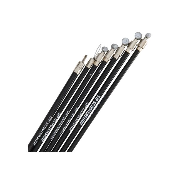 Seilzugkit SIP Performance Edelstahl schwarz für Vespa 125 GT, GTR, 150 Sprint, V, Super, Rally