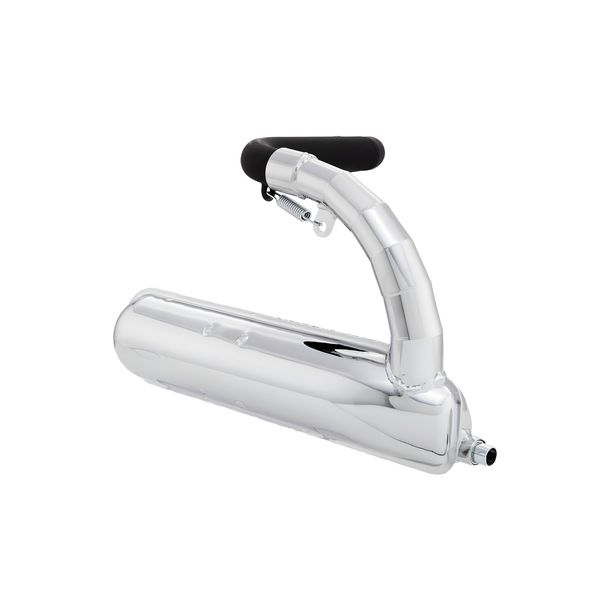 Rennauspuff SIP Performance ROAD Banane Stahl, chrom großer Krümmer für Vespa 90, R, SS, 100, 125, PV, ET3