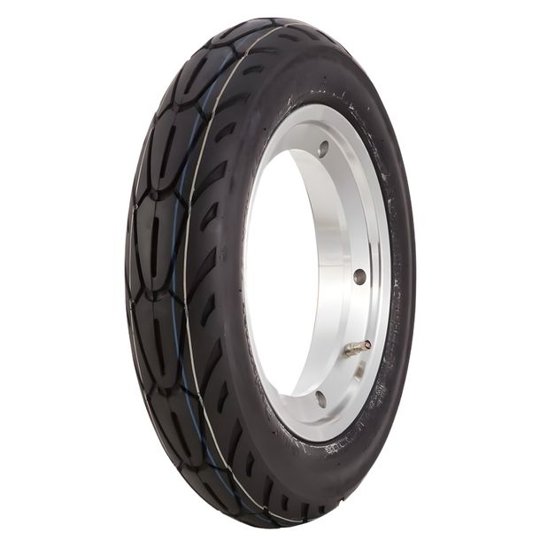 Ruota completa SIP Performance Performer 3.00-10 50P TL, TT, alluminio lucido, Ø 10 pollici, KBA 51612 per modelli Vespa 50-125