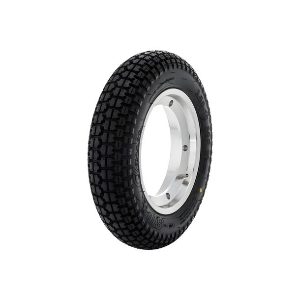 SIP Performance Classic 3.50-10 59P TL, TT polished aluminium Ø 10 inch KBA 53463 complete wheel for Vespa