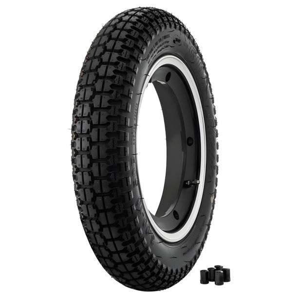 Roue complète SIP Performance Classic 3.00-10 en aluminium mat Ø 10 pouces pour Vespa 50-125
