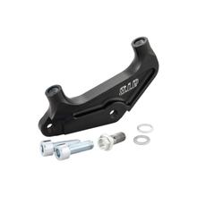 Adaptér brzdového třmene SIP Performance RADIÁLNÍ hliník CNC černý pro Vespa GTS, GTS Super, GTV, GT 60, GT, GT L 125-300ccm