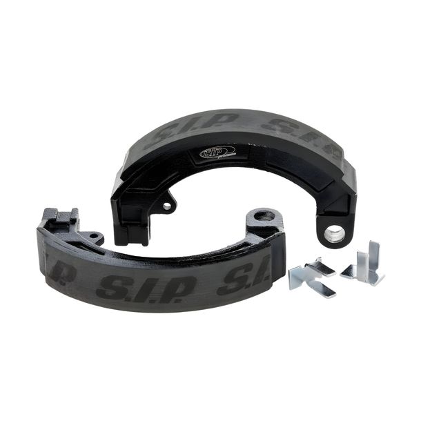 Mâchoires de frein SIP Performance 10 pouces 24 mm noires pour Vespa 50 Special, SR, SS, 90 R, 100, 125, PV, ET3, P80, E FR