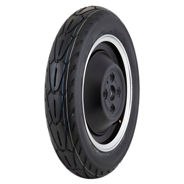Complete wheel SIP Performance Performer 3.00-10 50P TL, TT matt black, aluminum for Vespa 50 R 1°, Revival, S, SR, 90, 100 1°