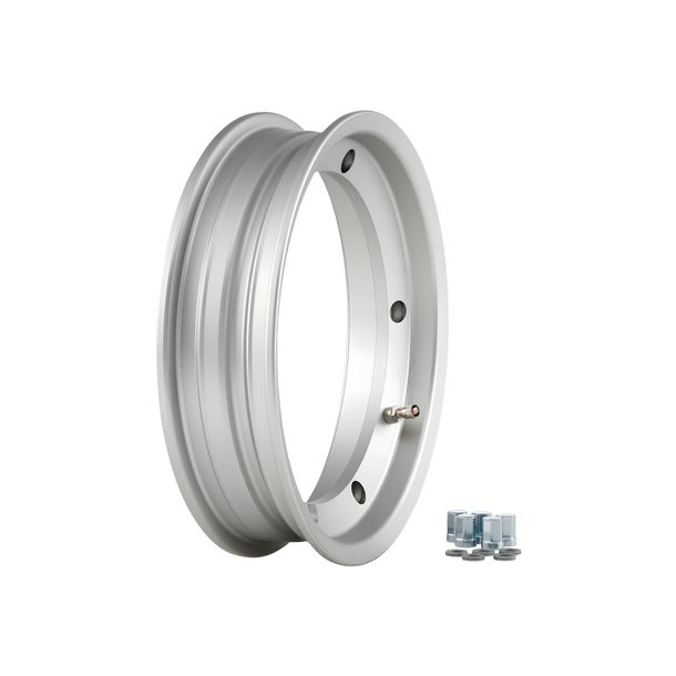 Jante tubeless SIP Performance 2,25 Ø 10 pouces argent mat pour Vespa 160 GS, 180 SS
