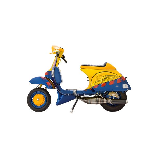 Échappement de course en acier inoxydable et carbone SIP Performance 2.0 pour Vespa 200 Rally, P200E, PX200 E, Lusso jusqu'en 1994, Cosa 1 200
