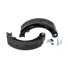 Mâchoires de frein noires SIP Performance 8 pouces 28 mm pour Vespa 125, 150 Super, P150S