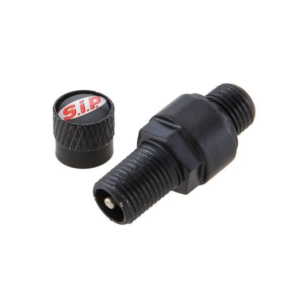 Llanta de válvula SIP Performance SIP Performance sin cámara de 30 mm, metal negro, atornillable para Vespa, Lambretta