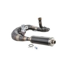 Rennauspuff SIP Performance Camaro Design Edelstahl Carbon für Vespa 125 VNA-TS, 150 VBA-Super, PX80-150, PE, Lusso