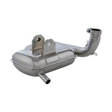 Rennauspuff SIP Performance ROAD 2.0 Stahl chrom großer Krümmer für Vespa 125 VNA-TS, 150 VBA-Sprint, PX80-150, PE, Lusso