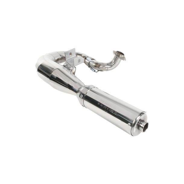 Échappement racing en acier inoxydable poli SIP Performance NT pour Vespa T5