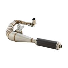 Rennauspuff SIP Performance 2.0 Edelstahl Aluminium schwarz matt für Vespa 125 GT, GTR, TS, 150 GL, Sprint, V, PX80-150, PE, Lusso, Cosa 1