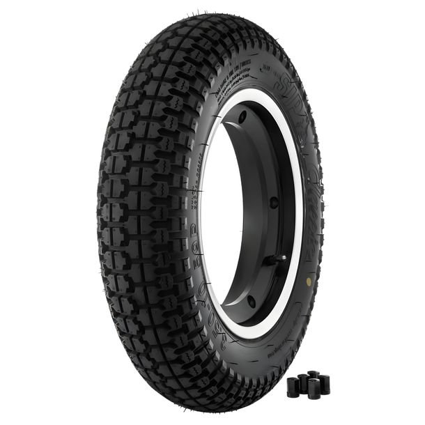 Komplettrad SIP Performance Classic 3.50-10 Aluminium schwarz Ø 10 Zoll KBA 53463 für Vespa