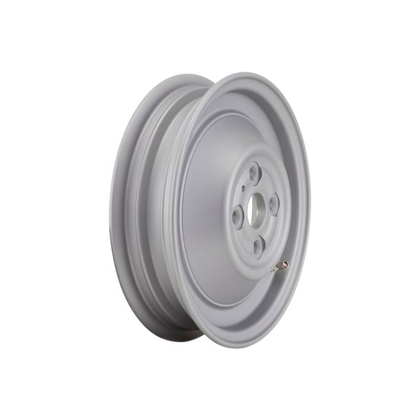 Cerchio tubeless SIP Performance Vespa 2.15 Ø 10 pollici argento a 4 fori per Vespa 50 S, SR, Sprinter, Revival, 90, 100 1°