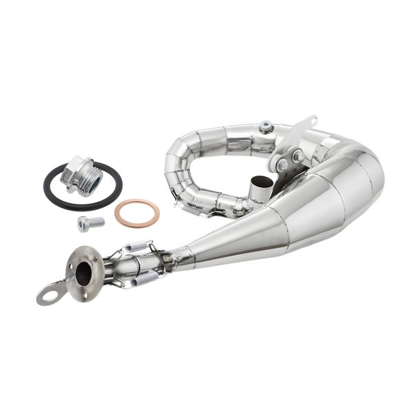 Échappement racing en acier inoxydable SIP Performance Touring Design pour Lambretta