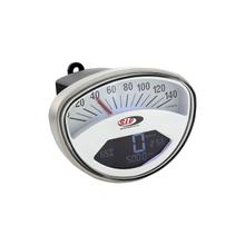 Drehzahlmesser / Tacho SIP Performance 2.0 Edelstahl 140 km/h 14.000 U/min für Vespa 50 SS, 90 SS, 125, PV, ET3, GTR, TS, Super, 150 Sprint V, Super, Rally