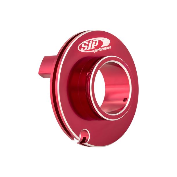 Gas roller steering head SIP Performance Quick Throttle Disc 50mm aluminum red for Vespa PK50-125 S, SS, Lusso, XL, ETS, Rush, N, PX80-200, PE, Lusso, 1998, MY, 2011, T5
