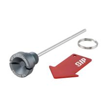 Tappo serbatoio olio Pordoi serie SIP in alluminio CNC grigio opaco per Vespa LX, S 3V i.e. 125-150cc 4T AC