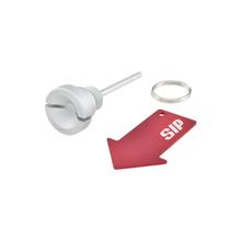 Tappo di rifornimento olio motore CNC in alluminio Pordoi serie SIP per Vespa GTS Super 125cc 4T LC Euro 3