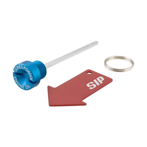 SIP-serie Pordoi aluminium CNC blauw matte motorolievulplug voor Vespa GTS Super, Super Sport 125cc van 2004, 2013