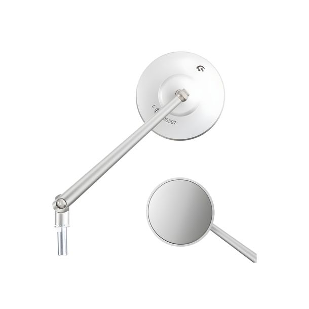 SIP-serie Pordoi Ø 100 mm aluminium CNC-spiegel voor Vespa Classic