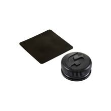 Pokrywa wlewu paliwa SIP Series Pordoi Aluminium CNC czarny mat magnetyczna dla Vespa ET2, ET4, LX, LXV, S, Primavera, Sprint, 946, GTS, GTS Super, GTV, GT 60, GT, GT L 50-300ccm 2T, 4T