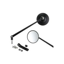 Spiegel SIP Series Pordoi Ø 100mm Aluminium schwarz für Vespa Klassik