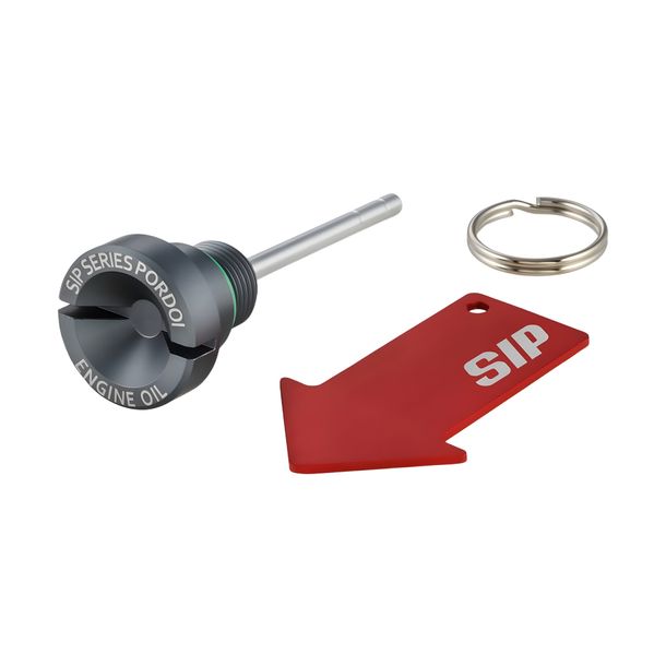 Bouchon de remplissage d'huile gris mat CNC en aluminium Pordoi série SIP pour Vespa GTS Super 125cc 4T LC Euro 3
