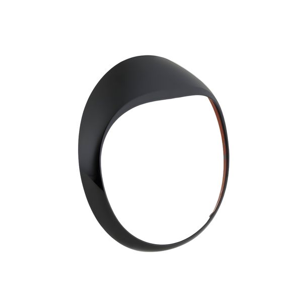 Anello fanale Pordoi serie SIP nero lucido per Vespa GTS, GTS Super, GT, GT L 125-300ccm