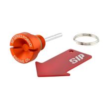 Šroub pro nalévání oleje do motoru SIP Series Pordoi hliník CNC pro Vespa ET4, LX, LXV, S, GTS, GTS Super, GTV, GT 60, GT, GT L 125-300ccm