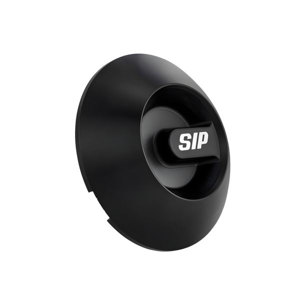 Couvercle en aluminium noir mat Pordoi série SIP pour Vespa LX, S, Primavera, Sprint, 946 3V soit 125, 150cc 4T AC