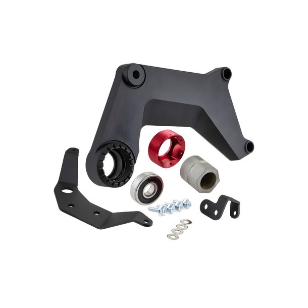 SIP Series Pordoi zwarte matte aluminium achterbrug voor Vespa GTS, GTS Super, GTV, GT 60, GT, GT L 125-300ccm