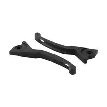 Zestaw dźwigni hamulca SIP Series Pordoi Bremse Shorty Aluminium CNC czarne matowe do Vespa GTS, GTS Super, GTV, GT 60, GT, GT L 125-300ccm