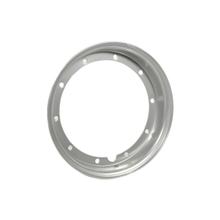 Demi-jante large SIP Spareparts 2.10 Ø 10 pouces argentée pour Vespa 50-125, PV, ET3, PK, S, XL, XL2, 125 GT-TS, 150 GL, GS VS5T, Sprint, V, T4, Rally, PX, PE, Lusso, T5, LML Star, DLX, Deluxe 2T, 4T